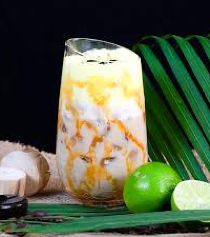 Cà phê lá dứa - Kem trứng