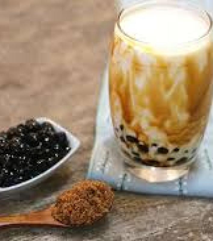 Sữa tươi trân chân đường đen size L