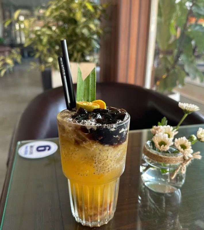Trà tắc sương sáo hạt chia